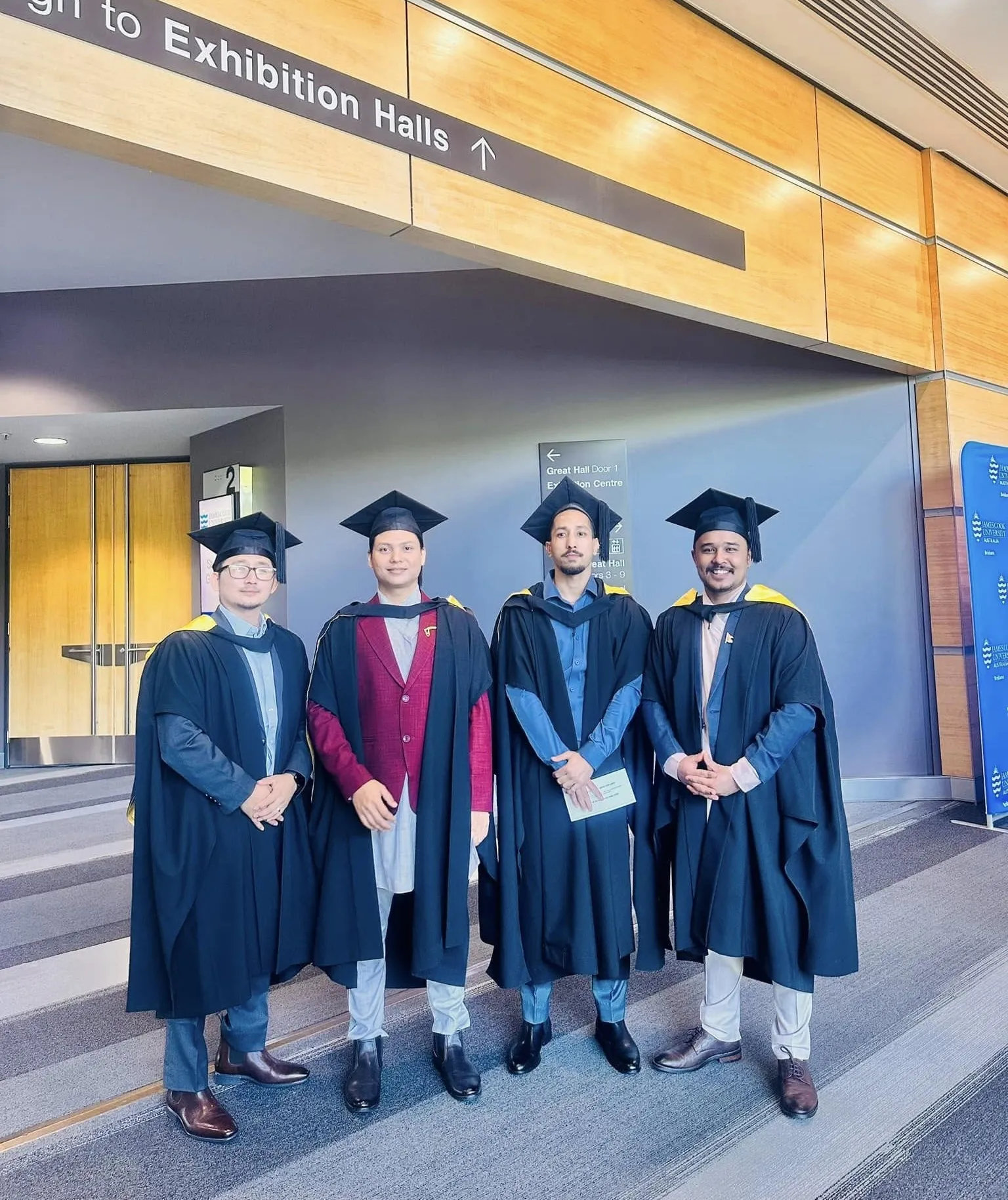 Bishal at his JCU graduation